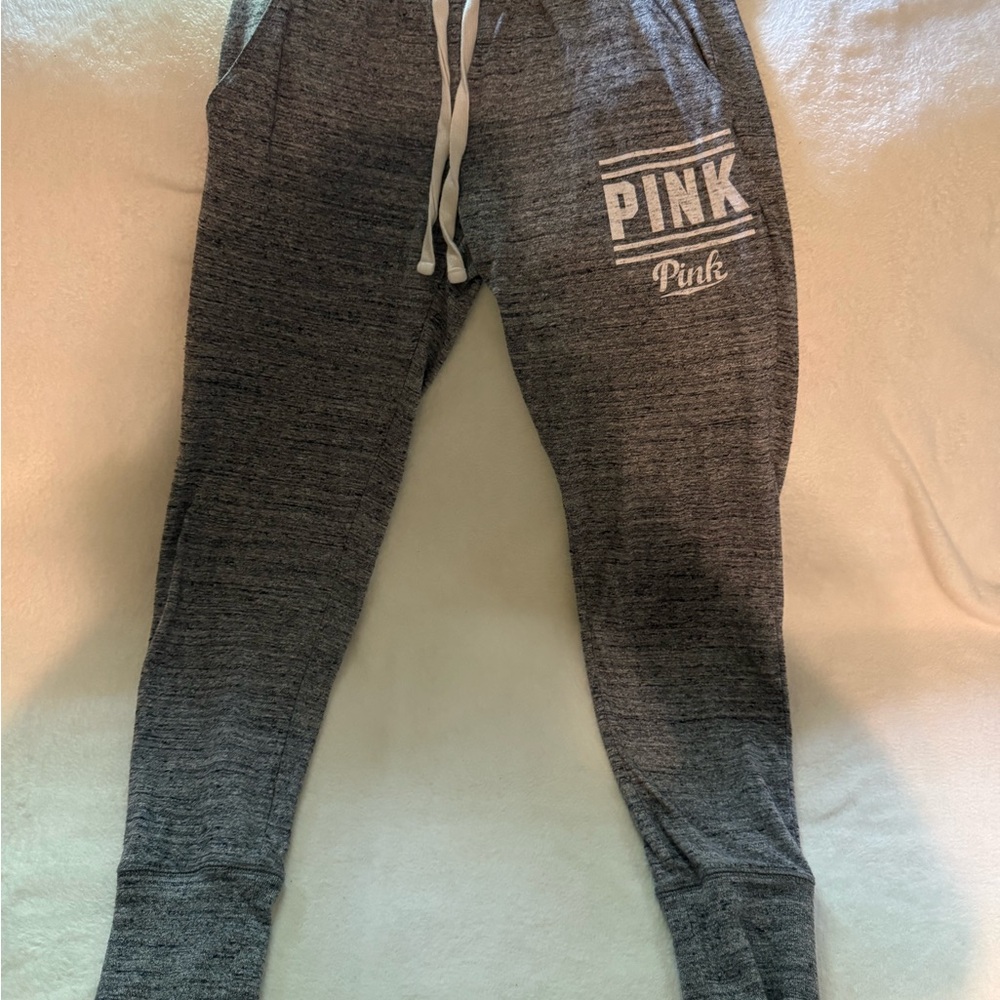 PINK Victoria's Secret Charcoal Joggers